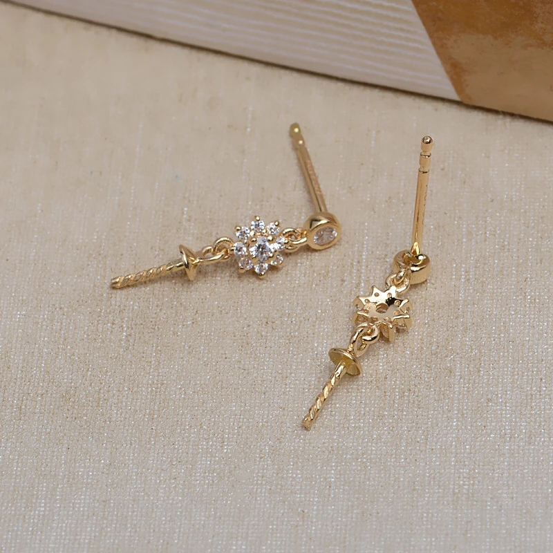 Рисунок 3 - Оригинальные золотые серьги в форме сердца AU 750 18K