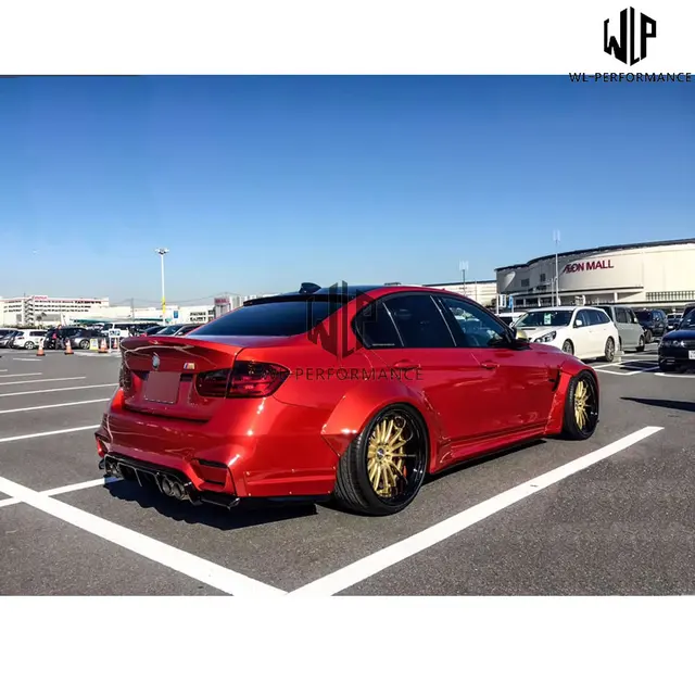 F30 F35 Frp Unpainted Wide Body Car Body Kit For Bmw 3 Series F30 F35 M3 Lb  Style Car Styling 13-18 - Body Kits - AliExpress