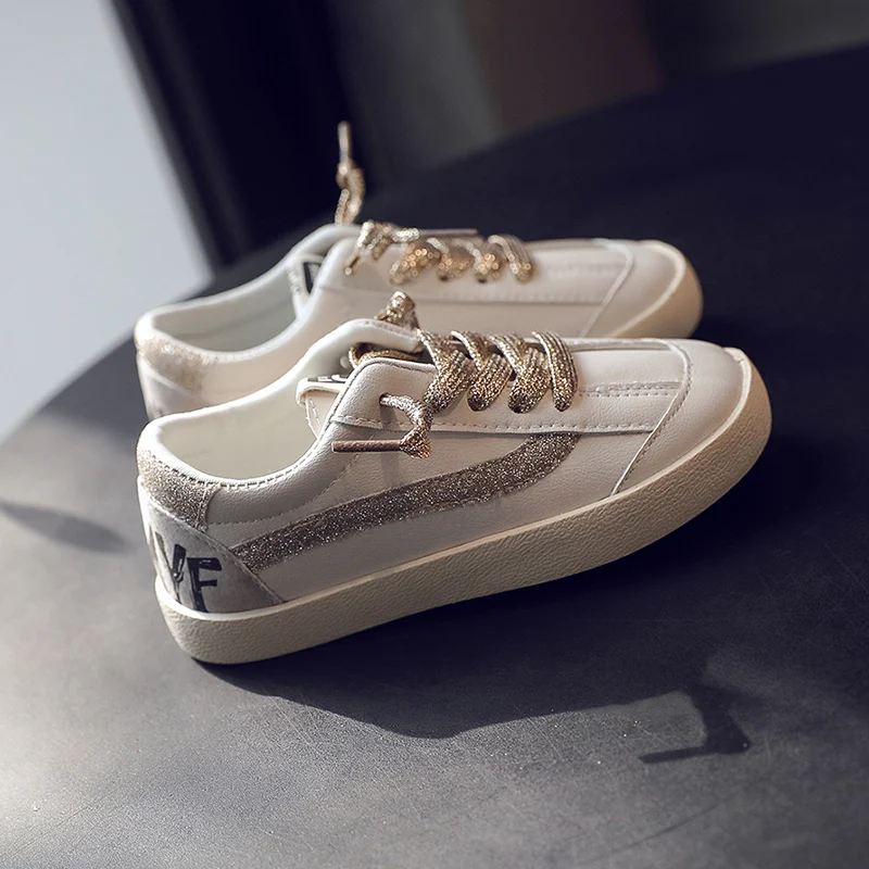 CYSINCOS 2020 New Spring & Summer Girls Boys Bottom Plate Shoes Casual Waterproof Big Kids Students Korean Fashion Casual Shoes