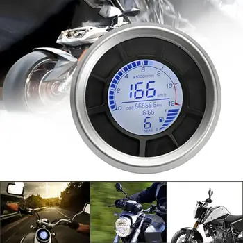 

95mm Motorcycle Universal Light Waterproof and Dustproof Speedometer with Lcd Display