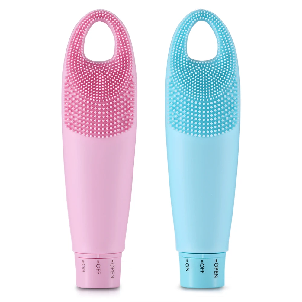

Powered Facial Cleansing Devices Silicone Facial Cleansing Brush Massager IPX7 Waterproof Deeply Cleanse Skin Super-Soft Bristle