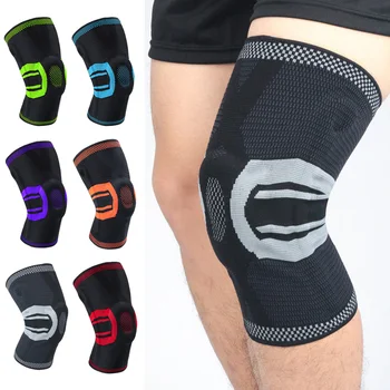 

Sports Knee Pads Silicone Spring Knee Support Basketball Fitness Protective Gear LFSPR20013