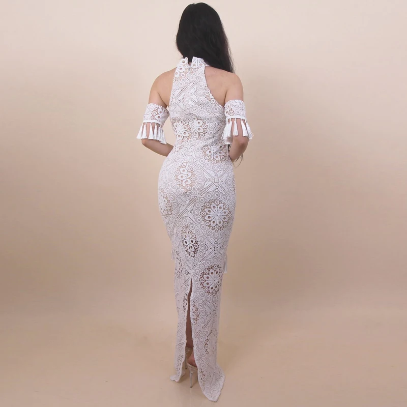 Flash Deals l1k0i Slaygirl Tassel Bodycon Sexy Long Dress Women Off Shoulder Party Maxi Dress Fashion White Lace Clubwear Dress Female Vestidos Flash Deals l1k0i Slaygirl Tassel Bodycon Sexy Long Dress Women Off Shoulder Party Maxi Dress Fashion White Lace Clubwear Dress Female Vestidos
