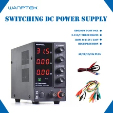 Wanptek – stabilisateur de tension réglable, NPS306W, 110V/220V, affichage à trois ou quatre chiffres, DC, alimentation 30V, 6A, 180W