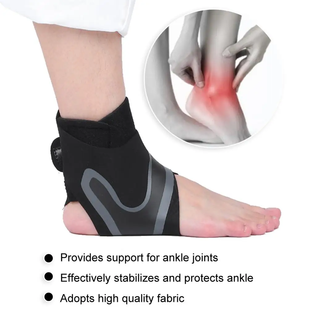 Левая/правая поддержка лодыжки предотвращают растяжение облегчение боли снижение нагрузки бинт для фиксации при переломах восстановление Уход за ногами Черные Портативные