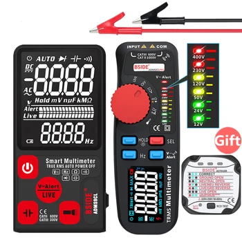 

Upgraded Digital Multimeter Color LCD Digital Multimeter 6000 Counts Auto-Range Voltage Hz Cap Temp Diode