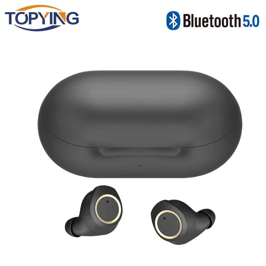 TWS беспроводные наушники Bluetooth 5 0 настоящие мини гарнитура с зарядным устройством