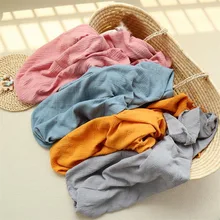 

115*115cm Cotton Baby Swaddle Blanket Newborn Baby Plain Super Soft Cotton Wrap Blanket For Bedding 9 Colors Sleeping Blanket