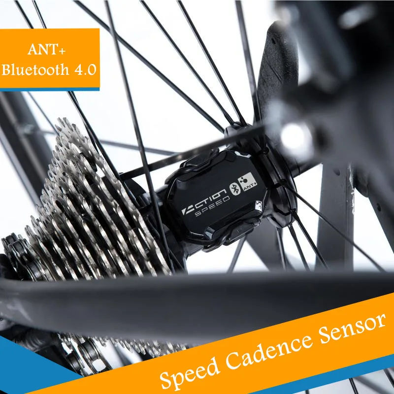 NEW Bike Speed Cadence Sensor 2-in-1 Sensor Wireless ANT BT Bike Speedometer 
