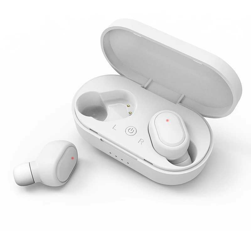 Белый M1 TWS Mini Bluetooth Wireless Earphones Bluetooth Headset 5.0 With Mic Handsfree Earphone for Iphone Xiaomi Redmi Smartphone - Цвет: Белый