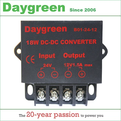 24V TO 12V 1.5A 11,11 24 В до 12 В 13,8 В 1.5A 5A 10A 15A 20A 30A 40A 60A DC преобразователь понижающий регулятор напряжения трансформатор - Цвет: 24V TO 12V 1.5A