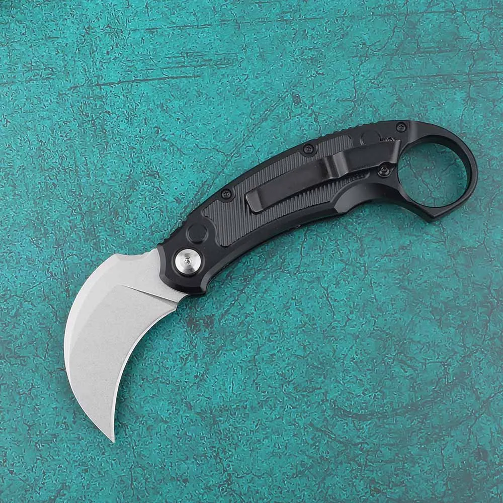 A Высокая твердость нож Karambit лезвие точить складные ножи кемпинг выживания Тактические карманные коготь ножи ручные инструменты - Цвет: A
