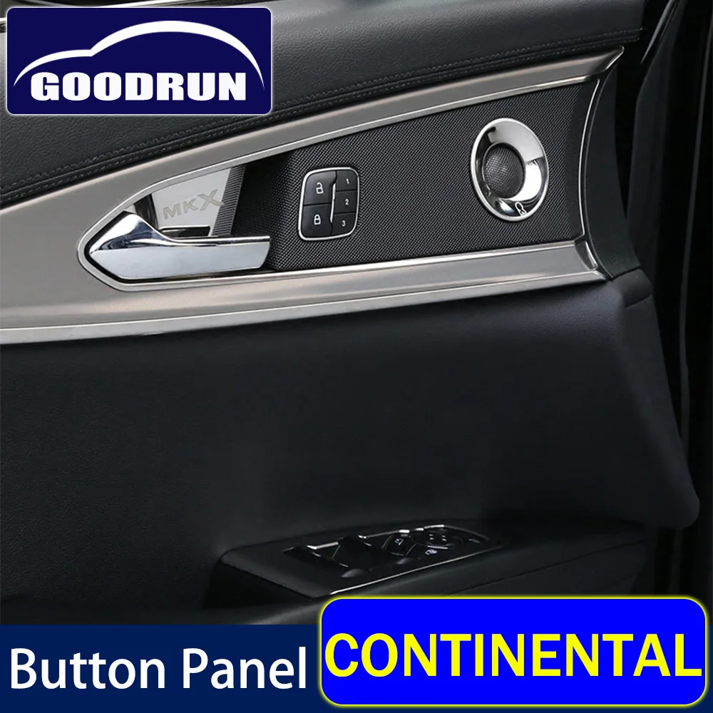 

Car Window Rise Switch Trim for Lincoln CONTINENTAL Car Door Handle Panel Window Button Cover Decorative Frame Auto Accessories