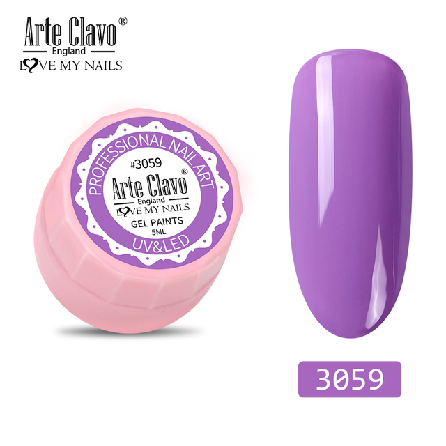 Clavo 5ML Painting Gel Nail Polish 72 Colors Gel Varnish Set For Manicure Top Base Coat Hybird Design of Nail Art Lacquer