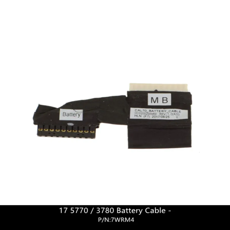 

Новинка для Dell Inspiron 17 5770 / 3780 кабель для аккумулятора-7WRM4 07WRM4 DC02002WW00 с 1 годом гарантии