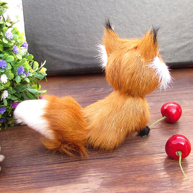 New 1 Pcs Simulation Animal Foxes/Owl Plush Toy Doll Photography for Children Kids Birthday Gift 6