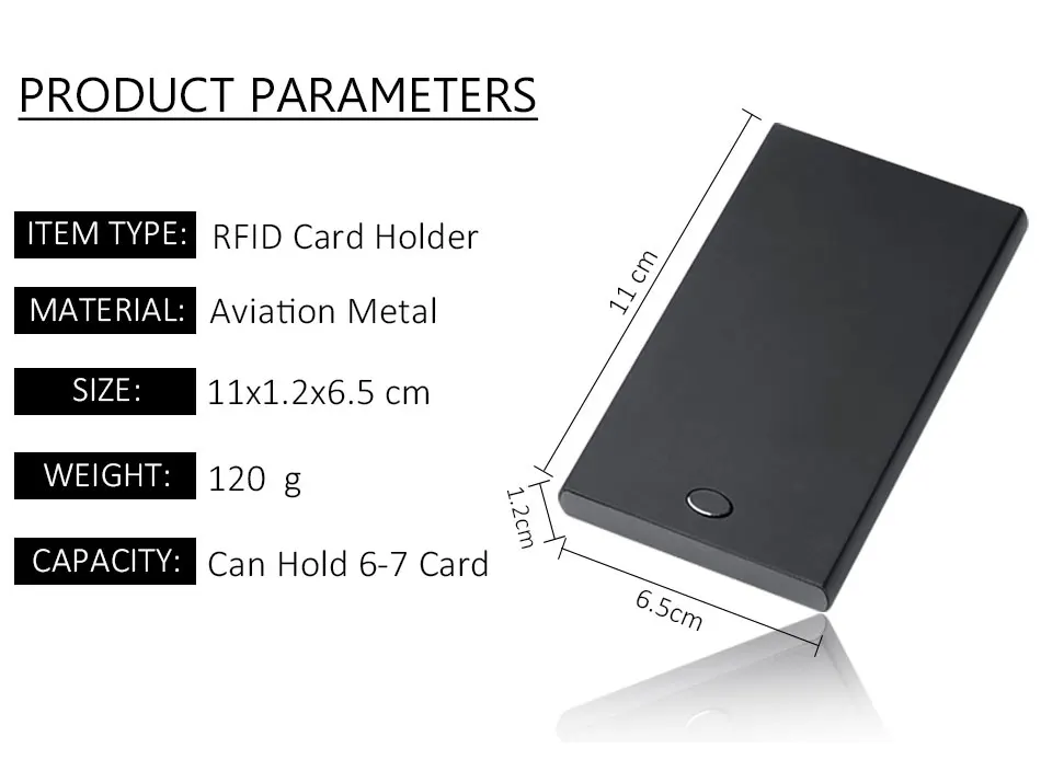 DIENQI Rfid держатель для карт тонкий мужской кошелек металлический Magicl тонкий кошелек винтажный тонкий выдвижной кошелек мужской Умный кошелек белый