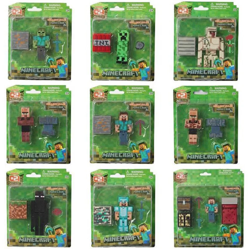 Newest 9PCS Action Figure Peripheral Puzzle Assembled Doll Model Decoration Weapon Home Orname | Игрушки и хобби