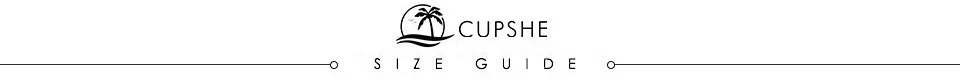 cupshe尺寸