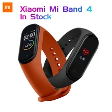 Xiaomi mi-браслет 4 с цветным смарт-экраном, браслет для фитнеса и сердечного ритма, 135 мА/ч, Bluetooth 5,0, 50 м, водонепроницаемый браслет для плавания mi ng