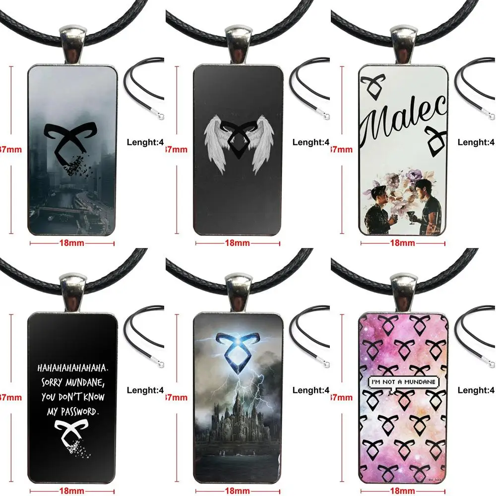 Для женщин подарок Shadowhunters ведущий Дизайн Модные Винтажные стеклянные женские