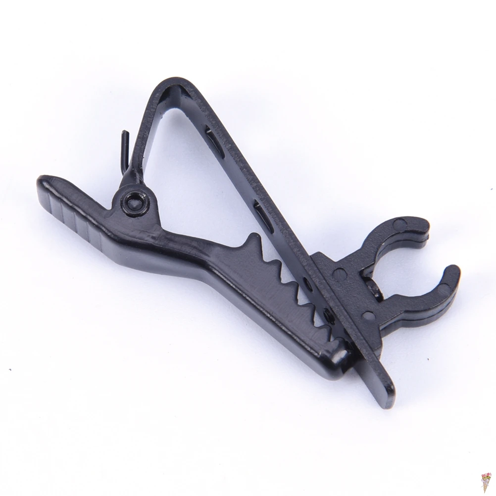 Microphone Lapel Tie Clip Universal for Mini Lapel Lavalier Microphone Mic Clip For Clip Mic Replacement Cable Clip