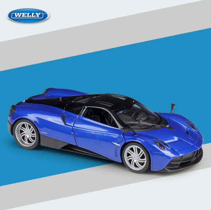 WELLY масштаб 1:24 PAGANI Huayra Классическая Игрушка из металлического сплава модель