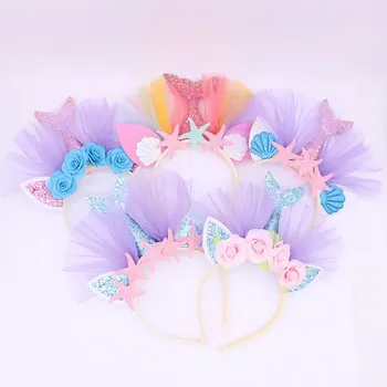 

baby girl headband Infant Newborn Candy color Toddler Kid Girls Baby Cosplay Party Stars Flowers Headband Headclip Accessories