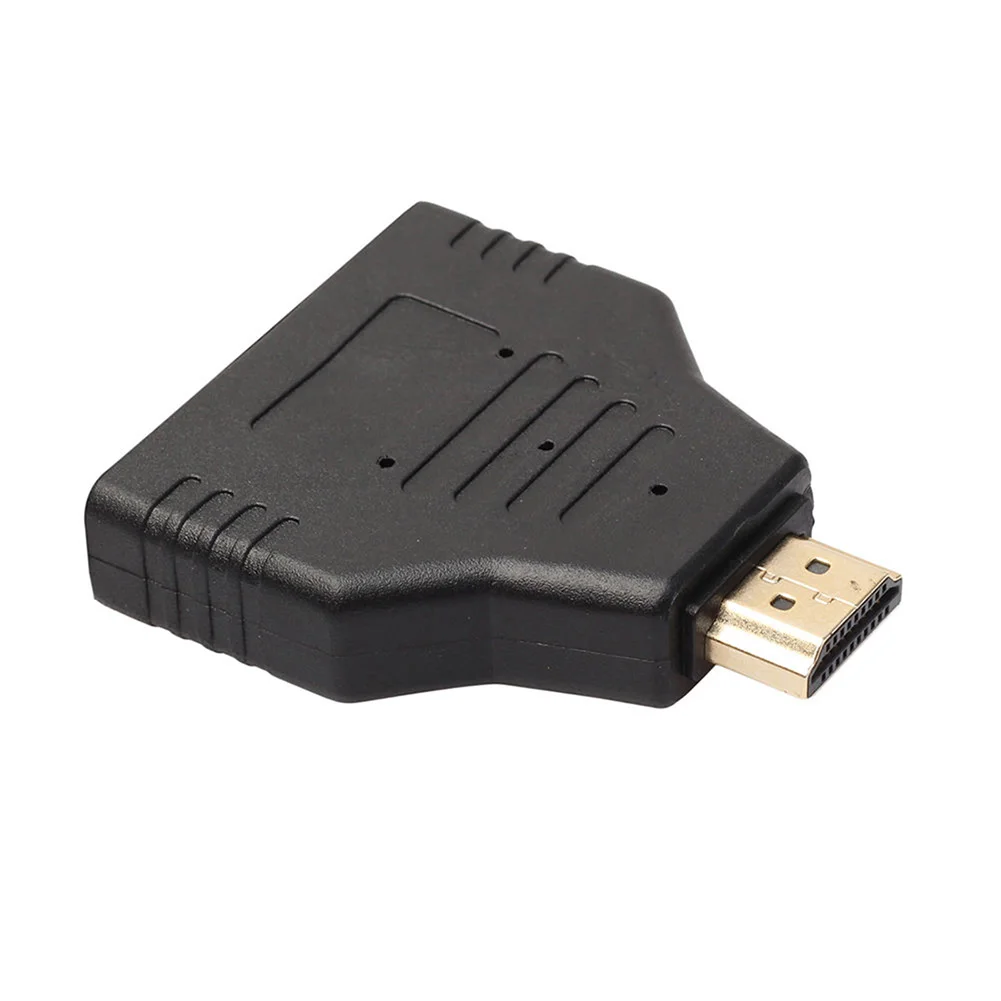 HDMI от 1 до 2 кабель-разветвитель HDMI 1080P HDMI Мужской к двойному HDMI Женский 1 до 2 способ разветвитель Кабель-адаптер конвертер один порт