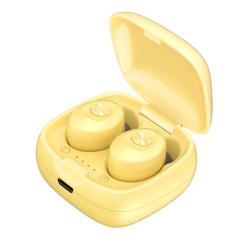 Yellow XG12 Tws Bluetooth наушники мини беспроводные наушники спортивные наушники гарнитура с зарядным устройством для xiaomi для IPhone - Цвет: Yellow