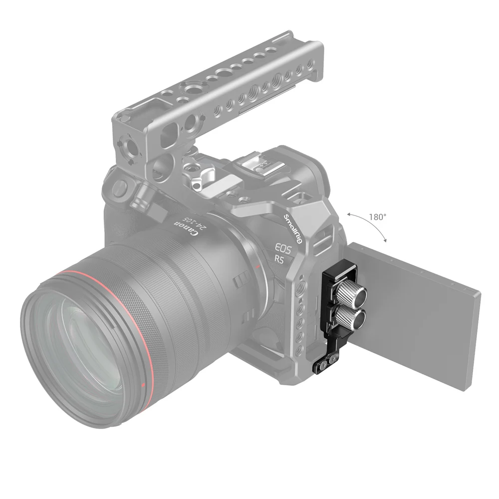 SmallRig HDMI-compatible and USB-C Cable Clamp for Canon EOS R5 and R6 Cage 2981 SmallRig HDMI-compatible and USB-C Cable Clamp for Canon EOS R5 and R6 Cage 2981