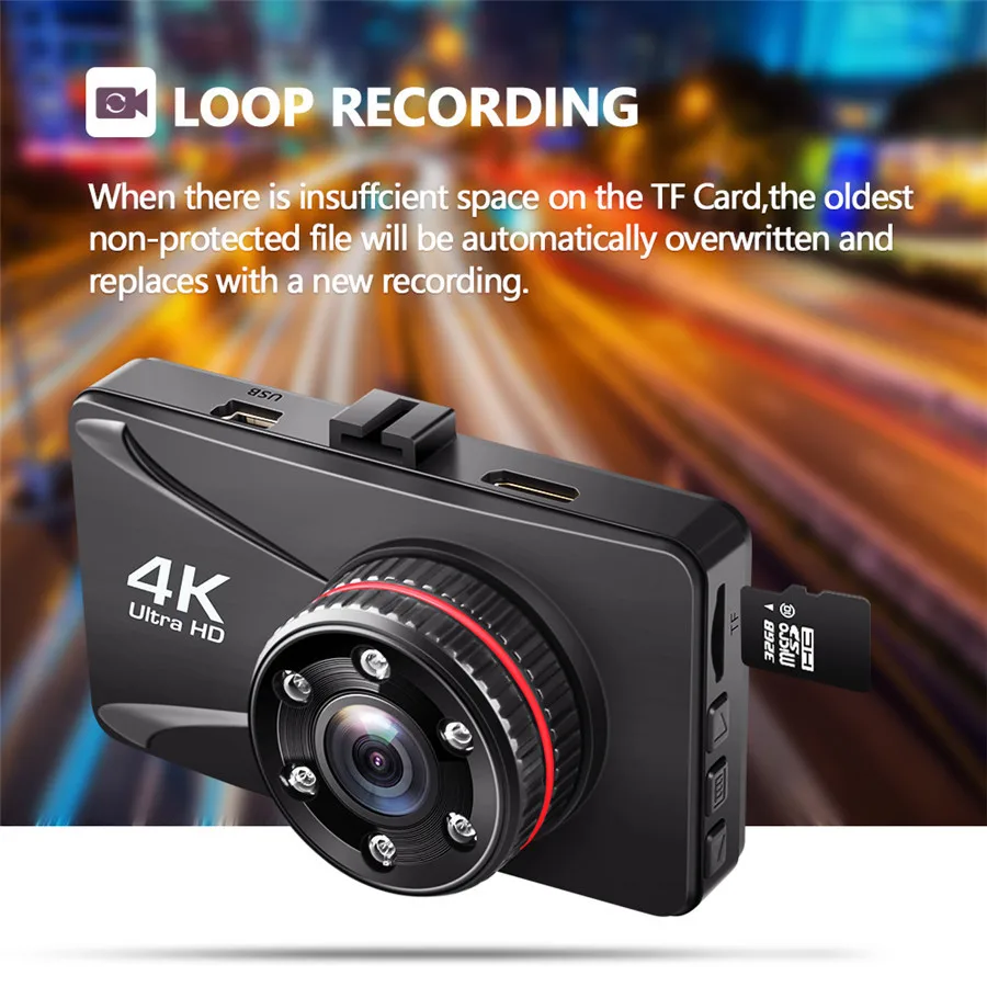 Maiyue star 4K full HD 1080P Автомобильный цифровой видео регистратор Camesh3 дюймов cam dashboard камера ночного видения g-сенсор Автомобильный регистратор Maiyue star 4K full HD 1080P Автомобильный цифровой видео регистратор Camesh3 дюймов cam dashboard камера ночного видения g-сенсор Автомобильный регистратор