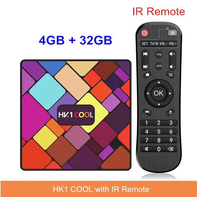 HK1 классный смарт ТВ приставка RK3318 Android 9,0 4 ГБ 32 ГБ 64 Гб медиаплеер 4K wifi телеприставка медиаплеер Netflix 2GB16GB HK1 MAX - Цвет: 4GB 32GB