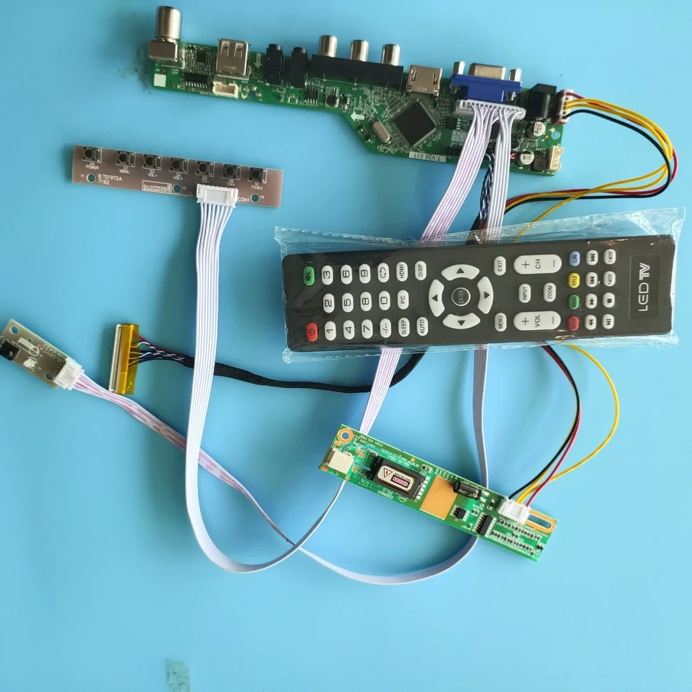 

Комплект для B150XG02 Экран аудио Дисплей Панель дистанционного ТВ VGA HDMI USB 1024x768 плата контроллера 30pin 1 лампы светодиодный AV сигнала монитора