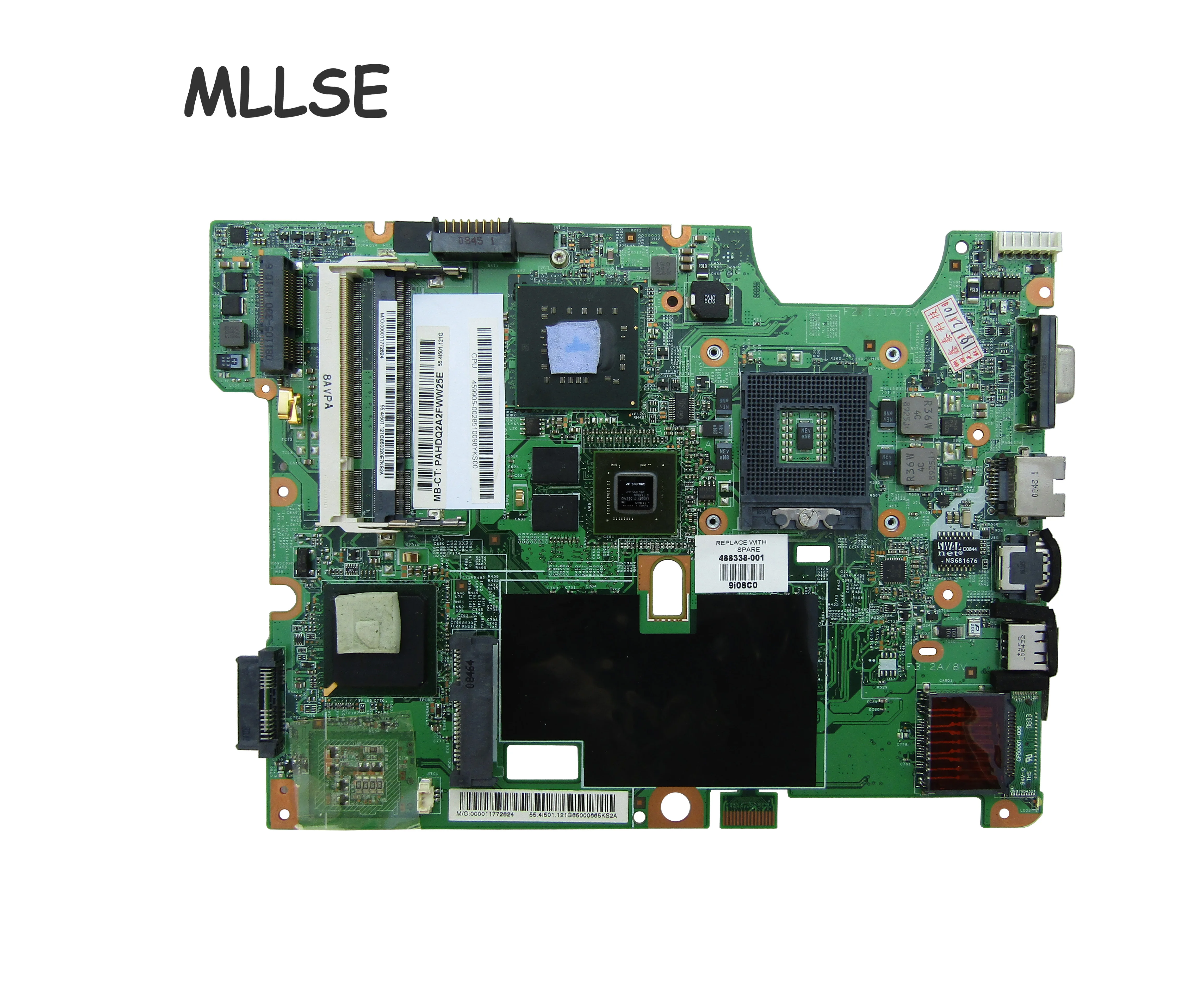 488338 001 для hp Compaq CQ70 G70 CQ60 G60 материнская плата ноутбука PM45 DDR2 GeForce 9200M 48. 4i501. 021|laptop