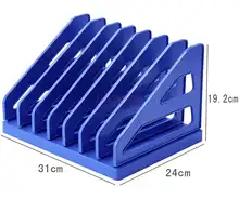 

Desktop book stand information basket file rack student textbook magazine rack plastic bookshelf document hanger