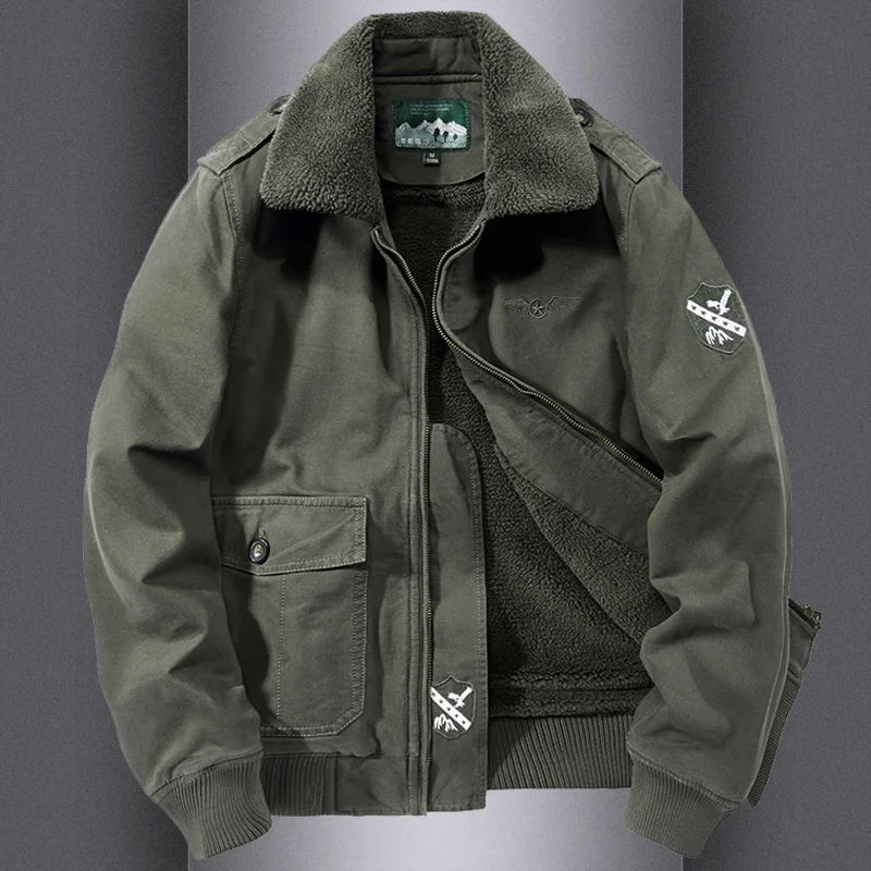 Зимняя военная куртка мужская повседневная Толстая теплая куртка армейские летные куртки воздушная сила карго верхняя одежда флисовая куртка с капюшоном 4XL одежда