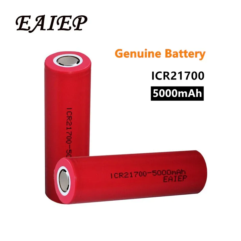 EAIEP ICR21700 50F 21700 5000mah перезаряжаемая батарея 3 7 V 5C разрядка lii 50E для мощных
