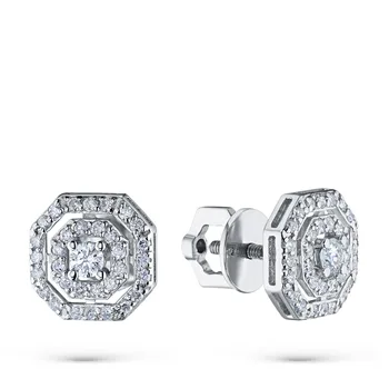 

Pusety of white gold with diamonds e0901ps11172700