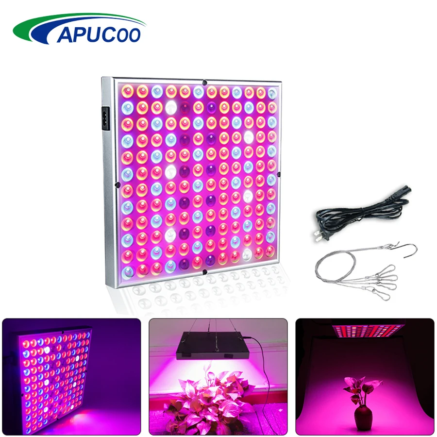 Полный спектр светодиодный светильник для выращивания растений комнатный