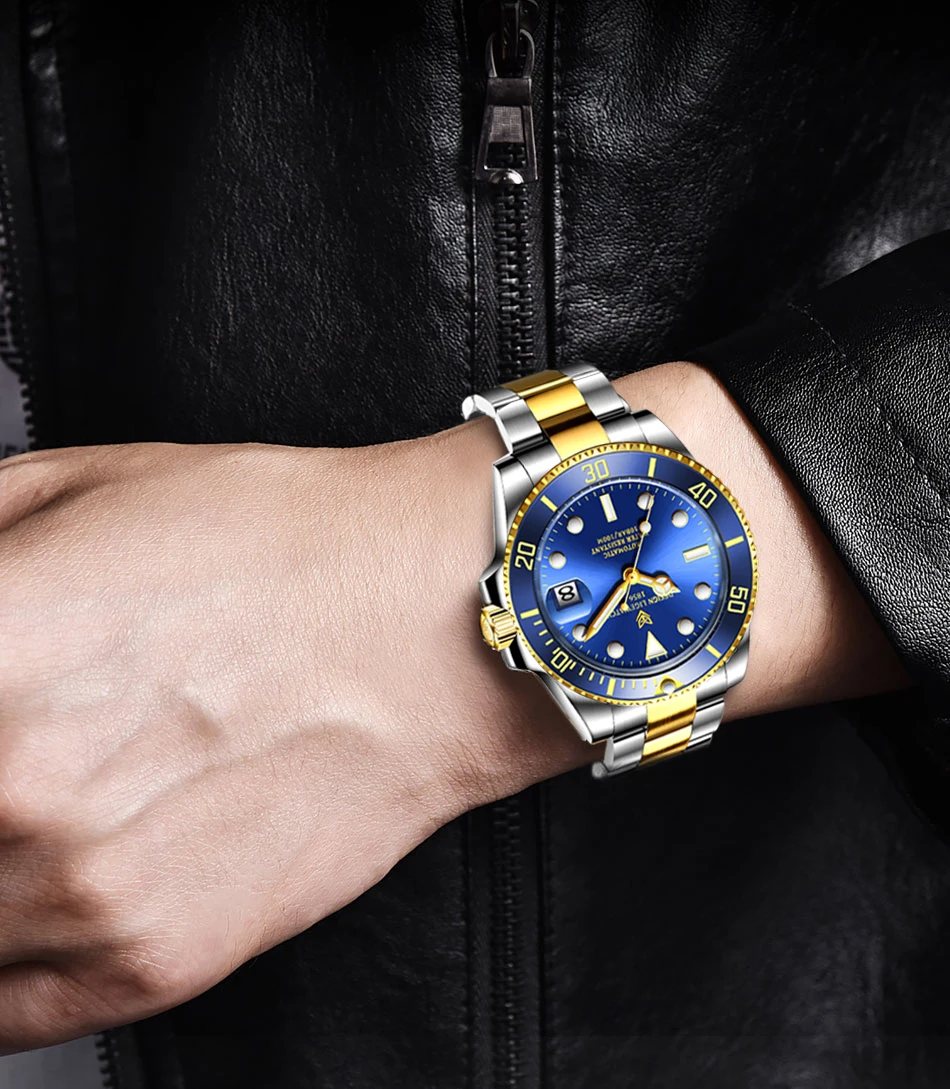 2022 LIGE Watch Men Automatic Mechanical Tourbillon Clock Fashion Sapphire Glass 316L Steel 100 Waterproof Watches NH35 Movement