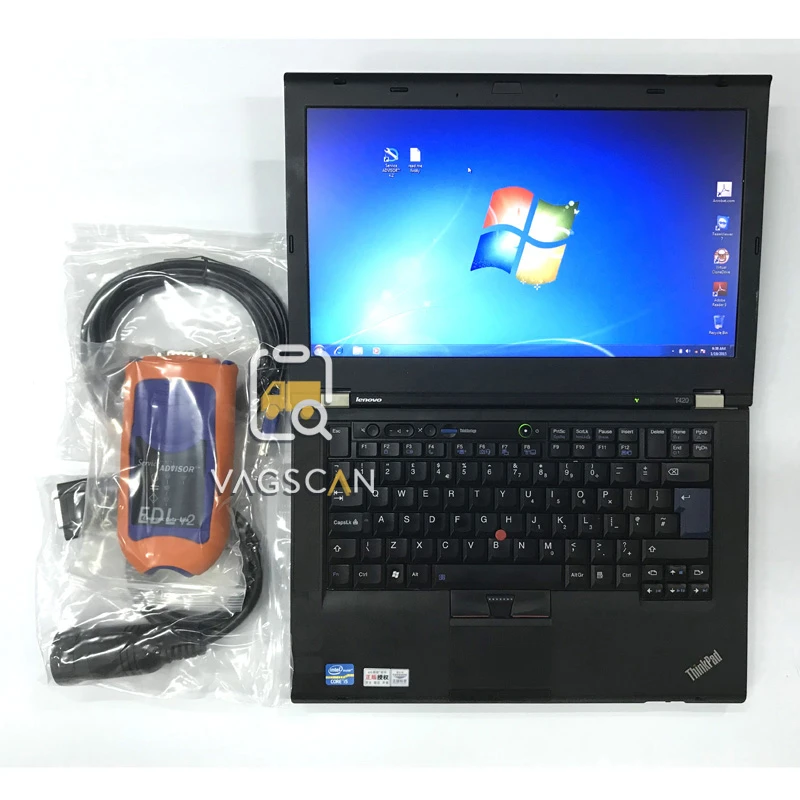 JD сельскохозяйственный трактор услуги советника EDL V2+ T420 компьютер/toughbook CF52 установить сельскохозяйственное строительное программное обеспечение