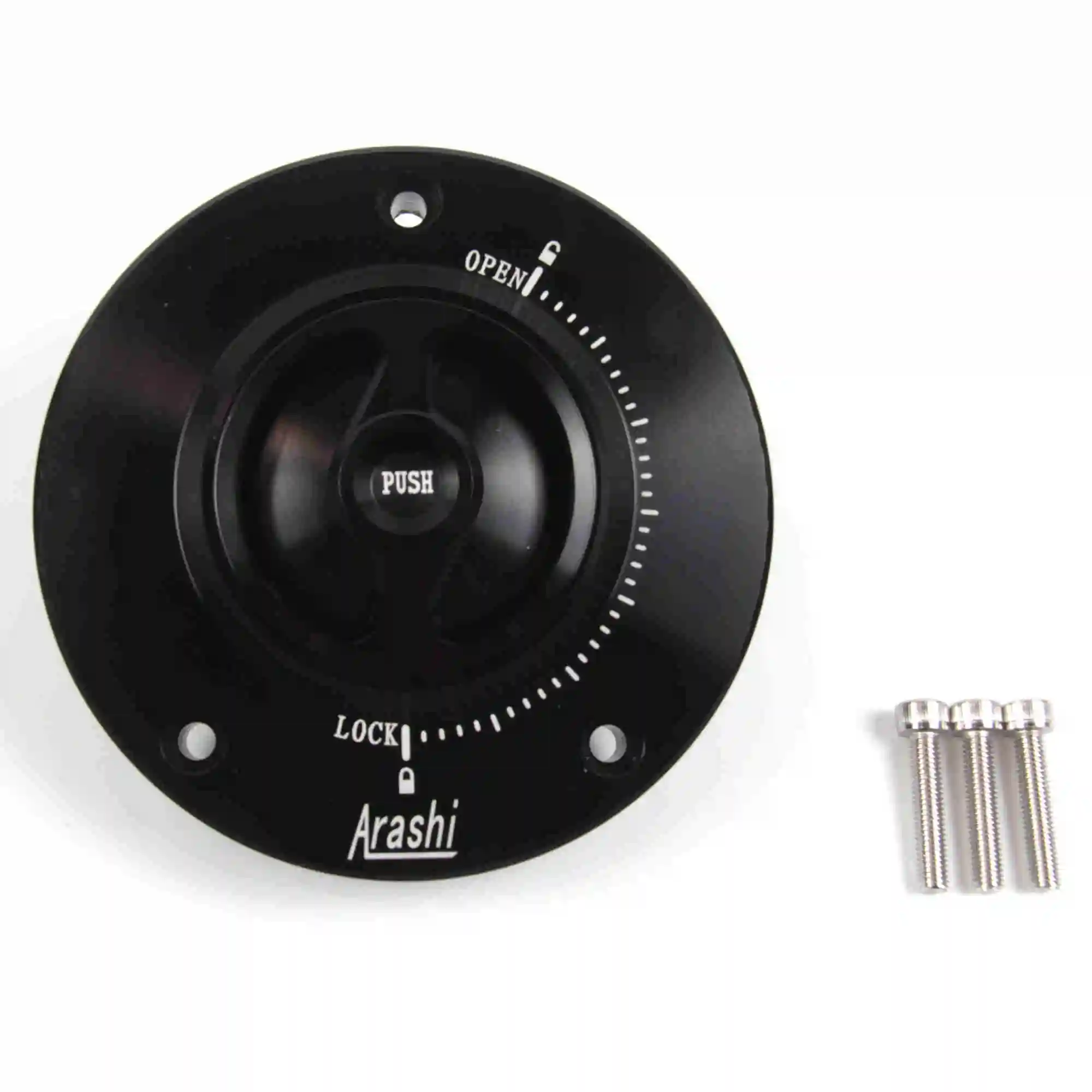 Black Мотоциклетная CNC топливная газовая крышка S крышка бака Крышка бака с быстрой блокировкой для SUZUKI 108 мм 3 монтажных пятна gsxr 600 700 1300 - Цвет: Black