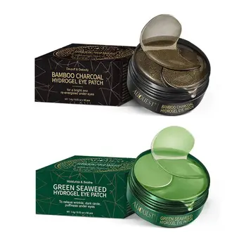 

Bamboo Charcoal Hydrogel Eye Mask Green Seaweed Moisturizing Gel Eyes Patch