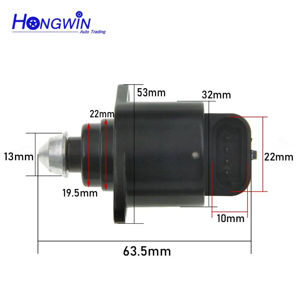 93744875 IAC Idle Air Control Valve Fits Buick Chevrolet Optra/Lacetti 2007-2012 9374 4875 / C2177 / 93744675 17059603
