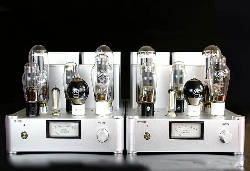 

Новый HiFi вакуумный моноблочный усилитель мощности с двойным выпрямителем 2A3/300B push 845 встроенный Серебряный провод односторонний класс A 50 Вт