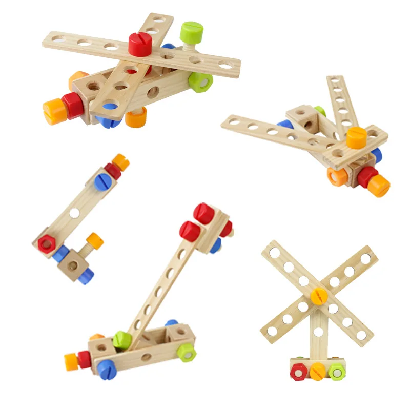 

Wooden Multi-functional Tool Table Baby Repair Kit Children Early Education Play House Educational Toy
