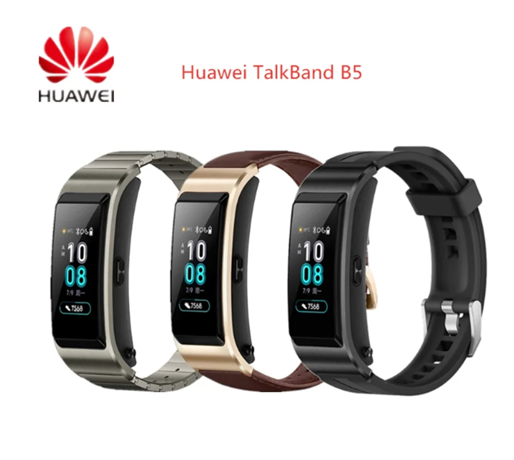 Оригинальный Смарт-браслет Huawei TalkBand B5 с Bluetooth носимые спортивные браслеты