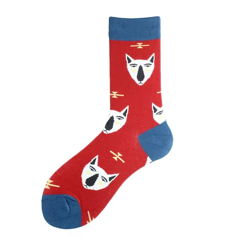 Fashion Cotton Men Socks Breathable All Seasons Socks Comfortable Socks