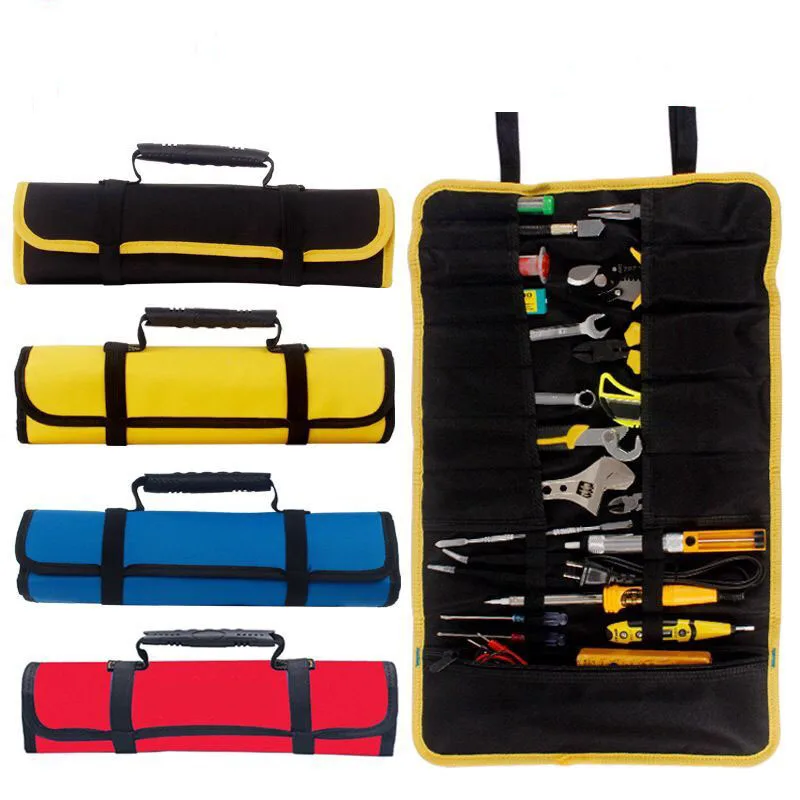 

Oxford Cloth Folding Wrench Bag Tool Roll Storage Pocket Tools Pouch Portable Case Organizer Holder Appliance Repair Canvas Bags